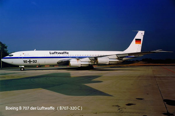 Boeing B 707 der Luftwaffe   ( B707-320 C )